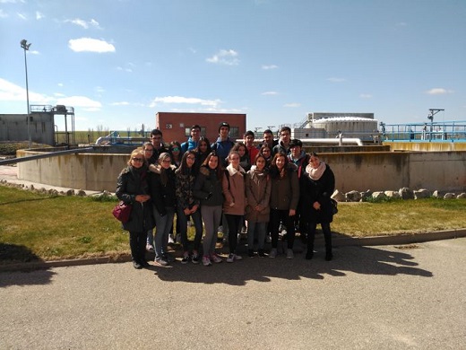 Alumnos del “Gómez Pereira” visitaron la E.D.A.R. de Medina del Campo