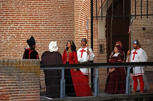 Recreación, en Medina, del último encuentro de Isabel la Católica y su hija Juana / Cadena Ser