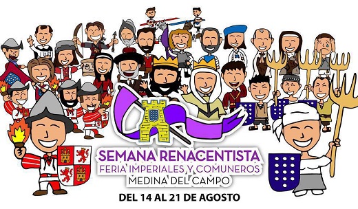 Nuevos personajes en la campaña ilustrada de la Semana Renacentista de Medina del Campo.