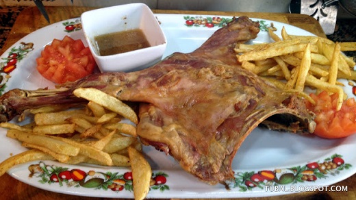 LECHAZO ASADO AL ESTILO DEL RESTAURANTE "VILLA DE FERIAS" DE MEDINA DEL CAMPO