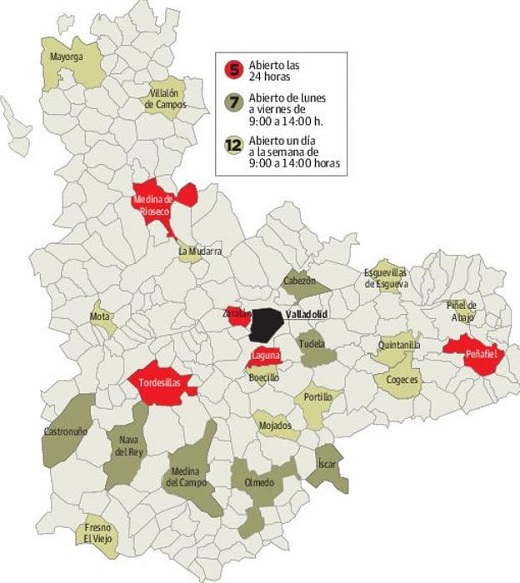 Mapa cuarteles