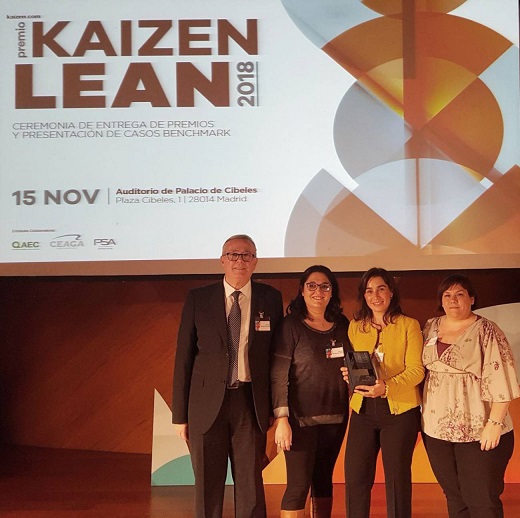 El personal del Hospital de Medina recibe el reconocimiento de Kaizen Lean / Cadena Ser