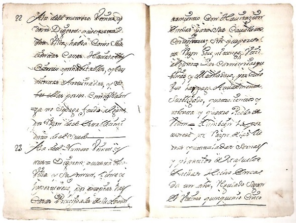 Las preguntas 22ª y 23ª de las Generales integran respectivamente sobre cuántas casas hay en el pueblo, cuántas inhabitadas y arruinadas, así como sobre los propios que tiene el común y a cuánto asciende su producto al año. (Archigo General de Simancas).