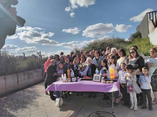 La medinense, Felipa Díaz, cumplió 100 años en la mejor compañia La medinense, Felipa Díaz, cumplió 100 años en la mejor compañia