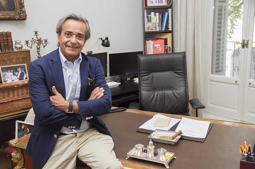 Jesús Sánchez Lambás en su despacho de la calle Almagro. Carlos Berbell/Confilegal.