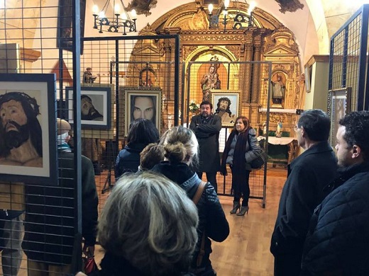 Inauguración de la exposición "Lienzos de Pasión" en la Ermita del Amparo / Cadena Ser