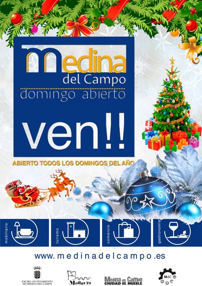 Medina del Campo se prepara para la Navidad.