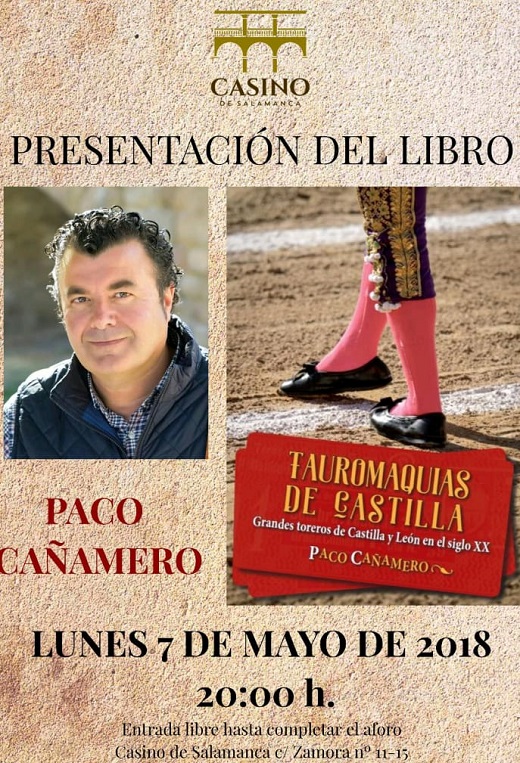 ‘Tauromaquias de Castilla’, nuevo libro del periodista y crítico taurino Paco Cañamero
