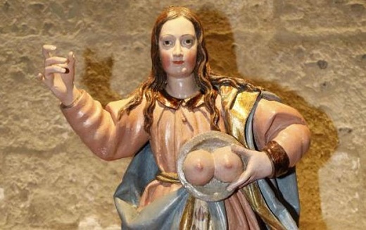 Imagen de Santa Águeda de Pedrosa del Rey. Imagen de Santa Águeda de Pedrosa del Rey.