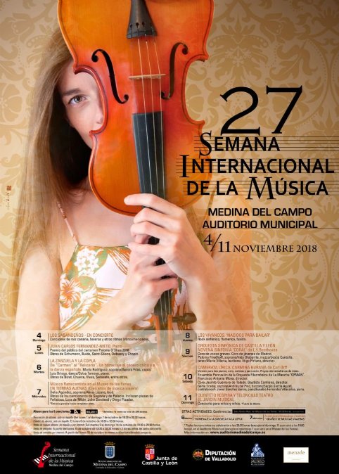 La Semana Internacional de la Música de Medina del Campo llega a su 27 edición.