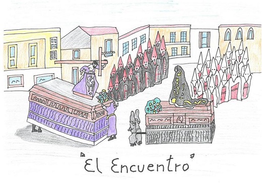 Uno de los dibujos que ha participado en el certamen convocado por la Mancomunidad Tierras de Medina / Cadena Ser