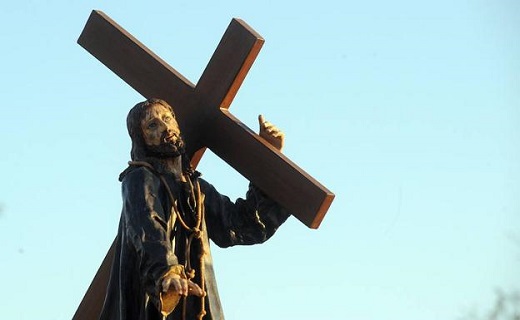 Imagen, el Nazareno en la Cruz. / FRAN JIMÉNEZ