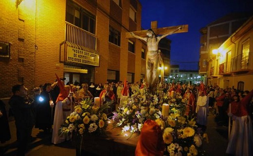 Procesión de la Peregrinación del Santísimo Cristo del Amor y la Meditación de las Siete Palabras. / FRAN JIMÉNEZ