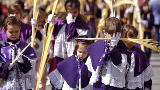 Procesión de la borriquilla de Valladolid - F. BLANCO