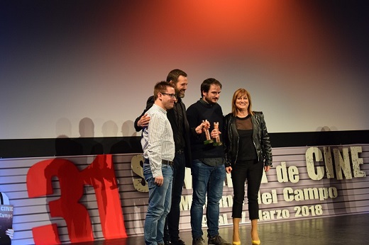 Aitor Arregi, Jon Garaño y José Mari Goenaga reciben el galardón de “Directores del Siglo XXI”.