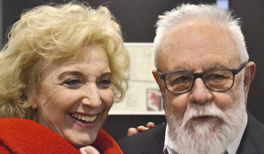 María Luisa Paredes Bartolomé y Gonzalo Suárez quien recibirá el Roel de Honor de la Semana de Cine de Medina del Campo.