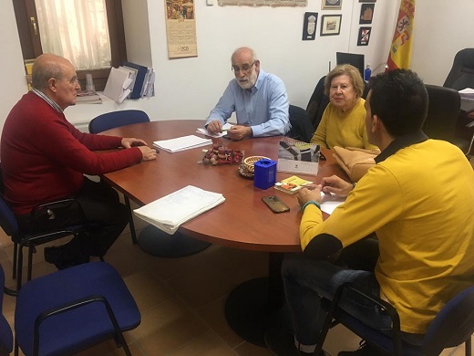 Reunión con el presidente de la Mancomunidad Tierras de Medina