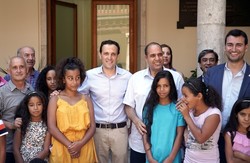 Miriam Chacón /ICAL - Recepción de bienvenida a los niños saharauis que participan en el programa Vacaciones en Paz