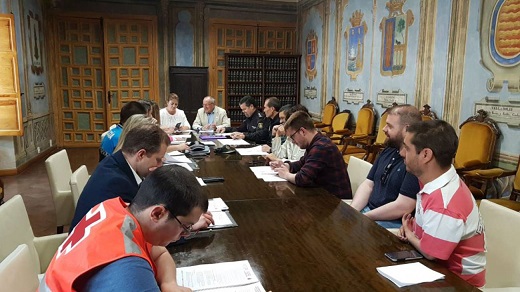 Reunión de la Junta de Seguridad para coordinar los espectáculos taurino de la feria / Cadena Ser