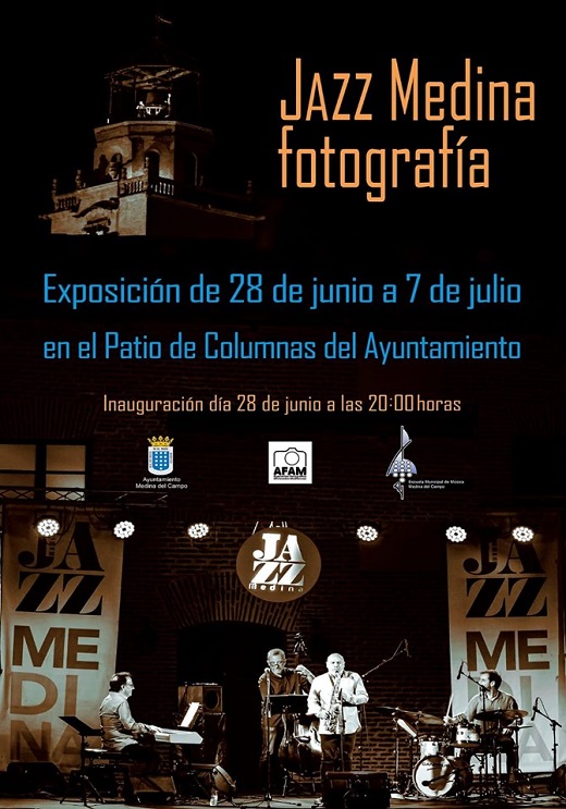 Cartel oficial de Jazz Medina del Campo en el Auditorio Municipal para el segundo semestre 2019