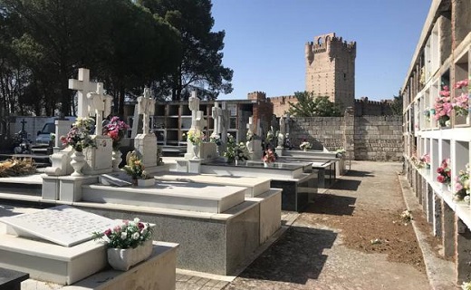 El Cementerio de La Mota en Medina del Campo.