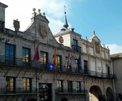 Fachada del Ayuntamiento de medina del Campo.