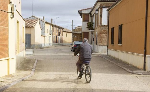 Campesino en bicicleta Campesino en bicicleta