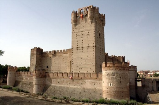 Castillo de la Mota de Medina del Campo. Propuesta turística en Medina para este puente