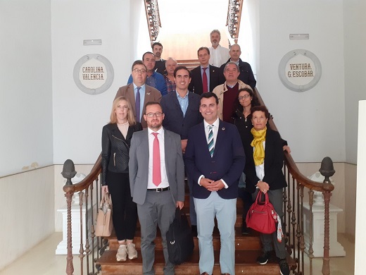 Guzmán Gómez asistió a la reunión con el director general de Patrimonio, como vicepresidente de La Red de Conjuntos Históricos de Castilla y León.