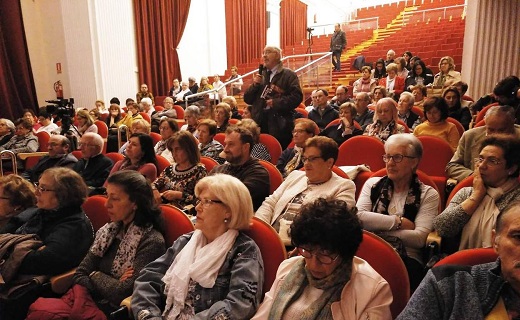 Voluntarios de Cáritas, en el encuentro celebrado en Olmedo,
