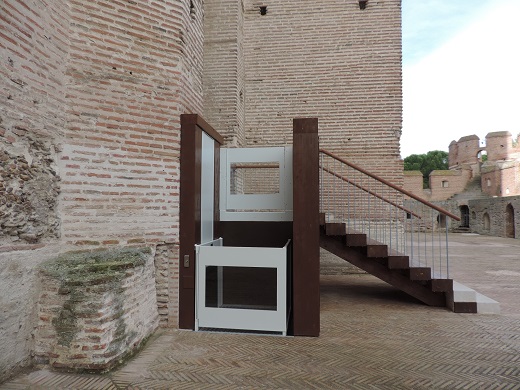 Mejora de la accesibilidad en el Castillo de la Mota, en Medina del Campo