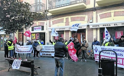 Las reivindicaciones de la Policía Local de Medina coinciden con las que plantea ahora CC OO. / P. G.