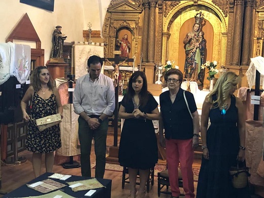 Inaugurada la exposición del Centro San Vicente Ferrer - Ermita del Amparo con motivo de la Semana Renacentista de Medina del Campo.