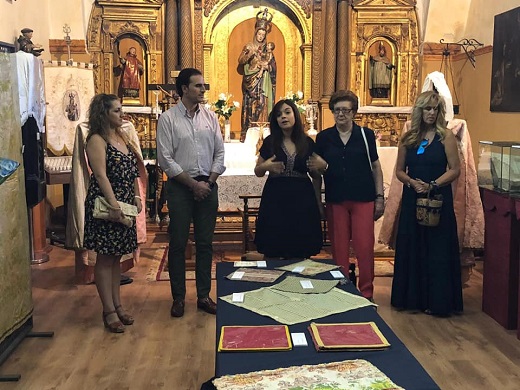 Inaugurada la exposición del Centro San Vicente Ferrer - Ermita del Amparo con motivo de la Semana Renacentista de Medina del Campo.