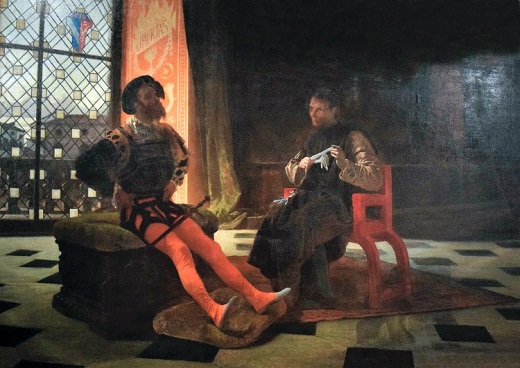 César Borgia y Maquiavelo (Federico Faruffini)/Imagen: dominio público en Wikimedia Commons
