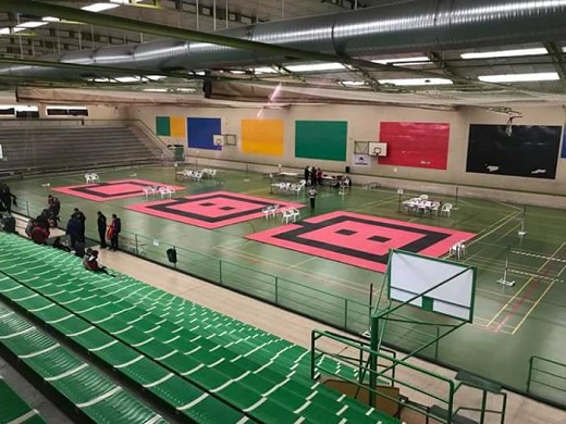 Tatamis en el Pablo Cáceres en el campeonato del año pasado