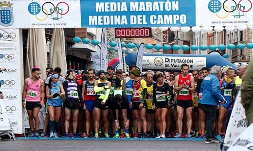José Antonio Esteban, ganador del concurso de fotografía de la maratón de Medina del Campo.