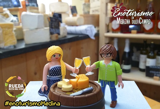 El vino en Medina del Campo desde los ojos de un Playmobil