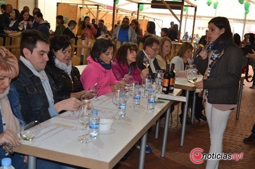 Una cata en inglés en la pasada Feria de Enoturismo.