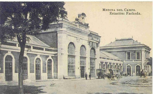 Estación de Medina del Campo. / ARCHIVO MUNICIPAL DE VALLADOLID