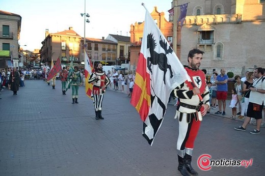 Abanderados italianos en la Semana Renacentista de Medina del Campo 2019

