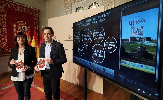 Presentación de la oferta turística de la Diputación de Valladolid en Intur. 