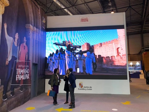 La Semana Santa de Medina del Campo se presenta hoy en FITUR junto al resto de Semanas Santas de Castilla y León gracias a la Junta de Castilla y León.