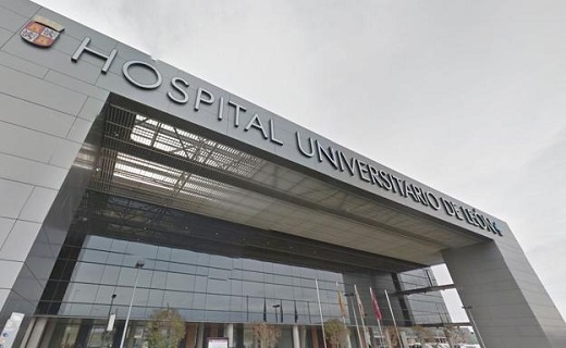 Fachada del Hospital Universitario de León.