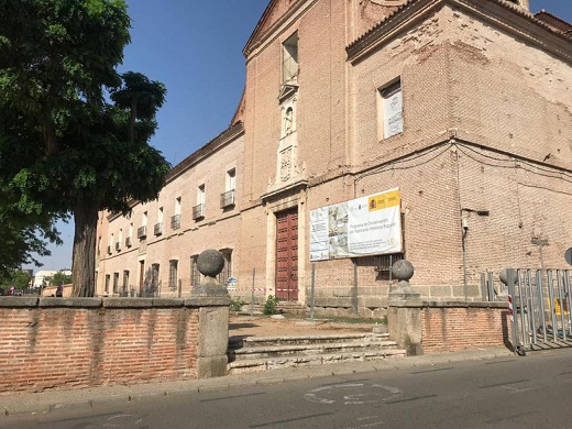 La iglesia del Hospital Simón Ruiz está siendo objeto de trabajos de restauración / Cadena SER