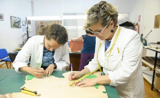 Alumnas durante la realización del curso.