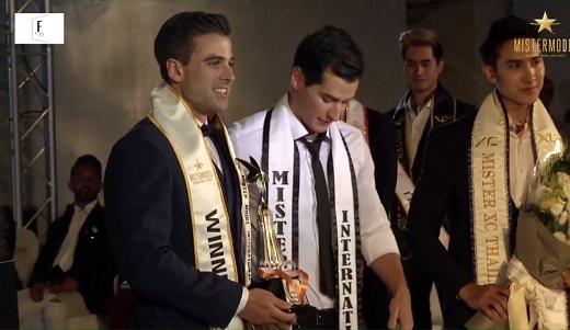 Sergio Ayala ganador del Premio Míster Model Internacional 2019.