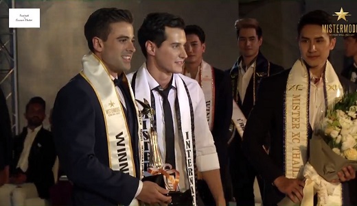 Sergio Ayala ganador del Premio Míster Model Internacional 2019.