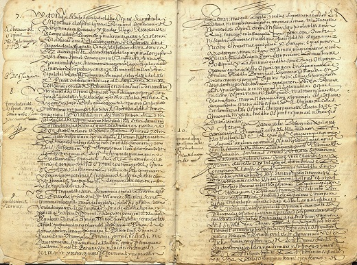 Escritura de concordia entre el regimiento de Medina del Campo y Simón Ruiz para la fundación del Hospital General. Medina del Campo, 23 de abril de 1591. Manuscrito sobre papel. Archivo Simón Ruiz. ASR, H 21,1