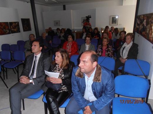 Acto presentación de la restauración del sagrario-tabernáculo del retablo mayor de la iglesia del Hospital Simón Ruiz